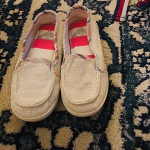Girls size 11c Roxy slip ons